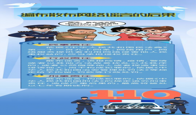 鎮安公安網絡辟謠系列漫畫（八）