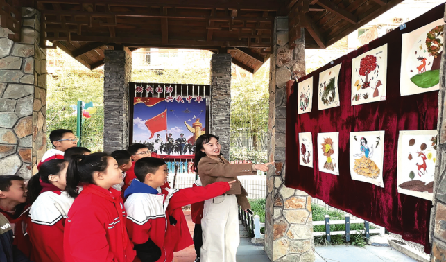 趣味樹葉畫 激發創造力