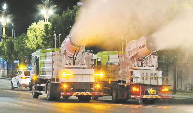 商州中心城區開展消殺作業