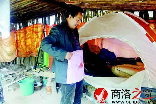 王占民山上的小木屋。